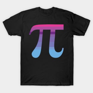 Pi symbol vintage design and color T-Shirt